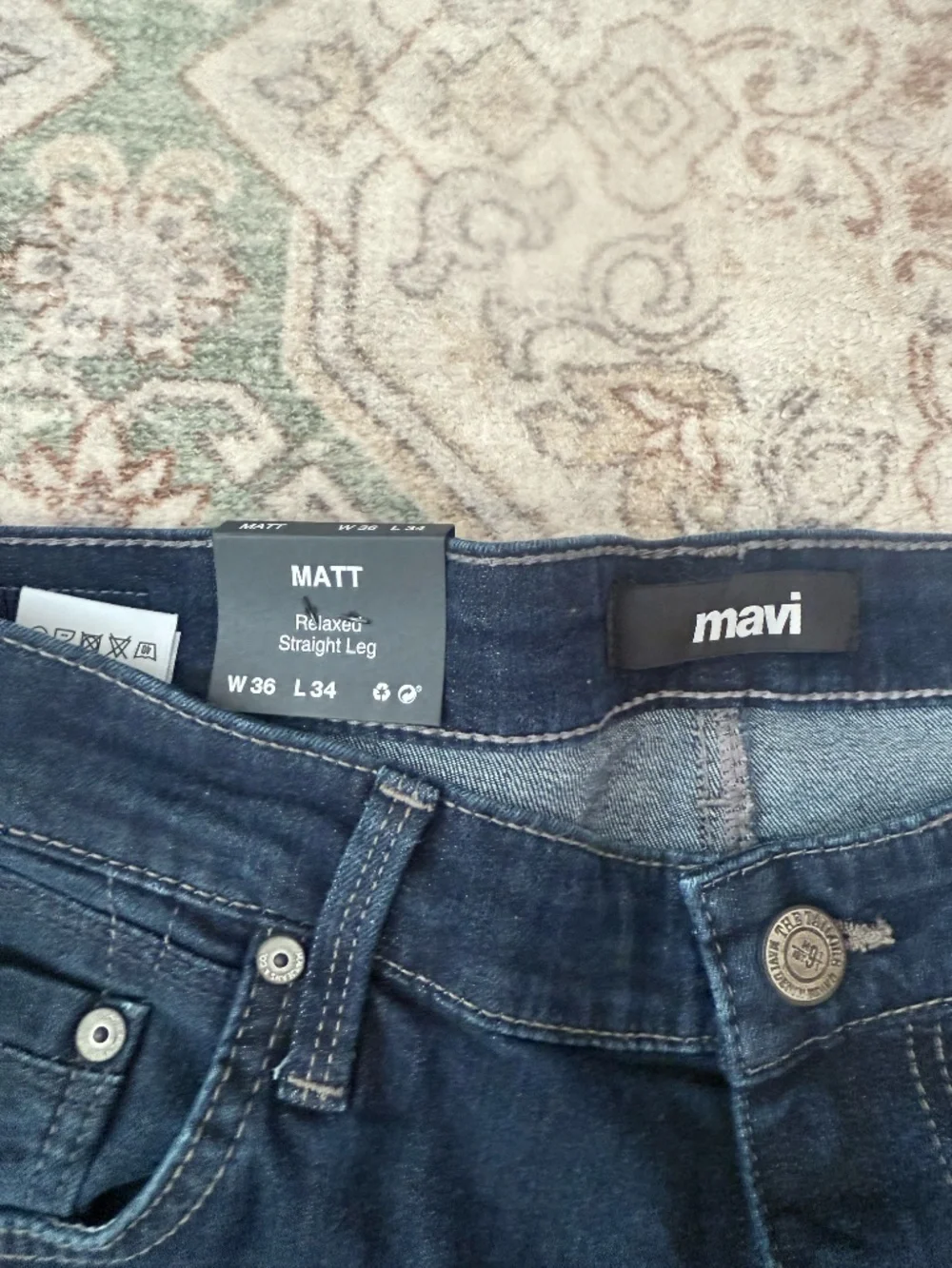 Matt Relaxed Straight Leg Jeans